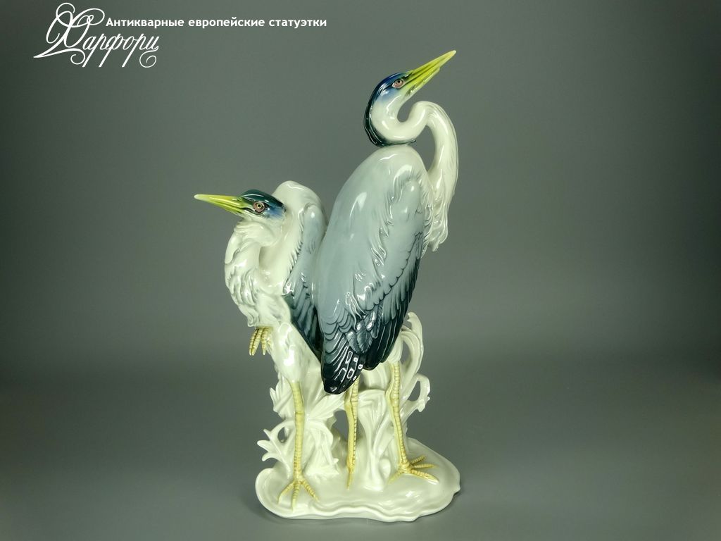 Купить фарфоровые статуэтки KARL ENS, Большие серые цапли, Германия